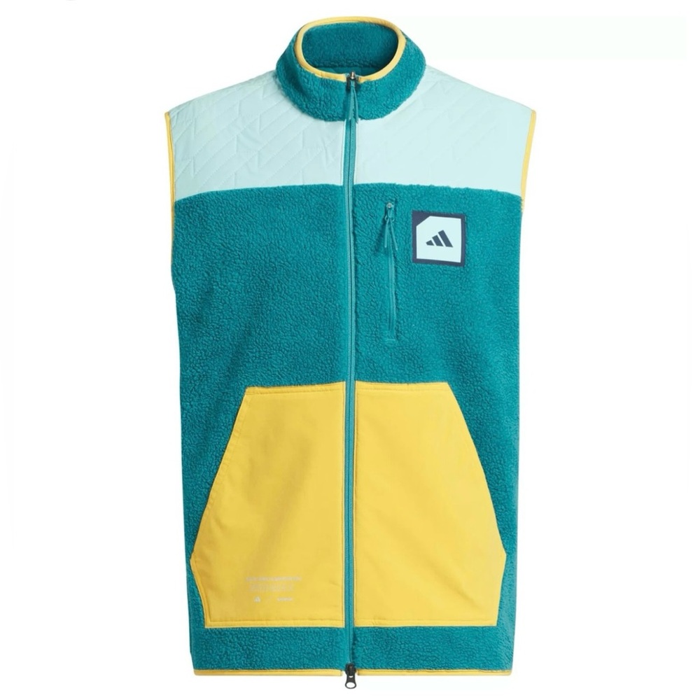 NWT Adidas ADX Adicross Padded Fleece Full-Zip Vest